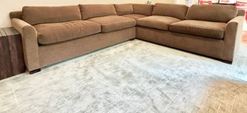 Fabulous Classic Brown/olive Chenille Sectional