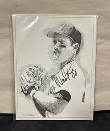 Wade Boggs American Baseball Third Baseman Print June 9, 1998. LP/A3