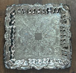 Wallace Silversmith Footed Silverplate Serving Dish