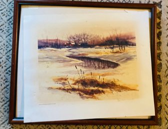 Afternoon Reflections Print By Barbara Doncaster