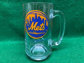 Vintage 1969 New York Mets World Champions Glass Drinking Mug.