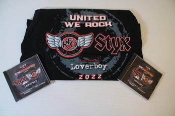 Live REO Speedwagon & STYX Bootlegs And T-Shirt From Hartford Healthcare Amphitheater September 16, 2022