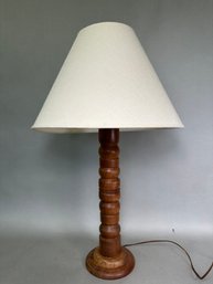 Beautiful Wood Turned Lamp