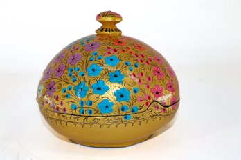 Gorgeous Wood Lacquer Hand Painted Jewelry Box