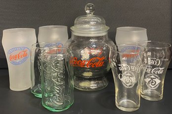 Lot Of Miscellaneous Coca-cola Glassware