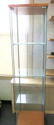 Glass Display Cabinet With Glass Shelves