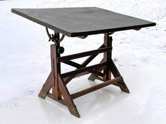 A Gorgeous Antique Drafting Table