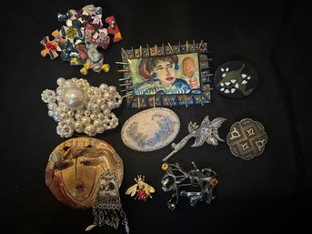 'Stick A Pin In It!' Lot Two:  Vintage & Artistic Pins