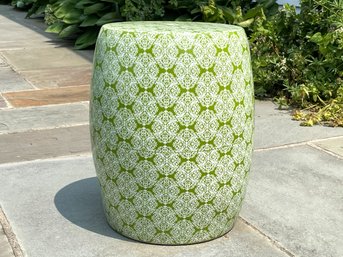 A Ceramic Garden Seat