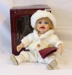 Musical Rebecca Collection Animated Porcelain Doll By Elby - Working