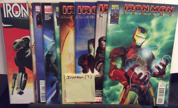 Lot 0f 9 Marvel Iron Man Comic Books - L