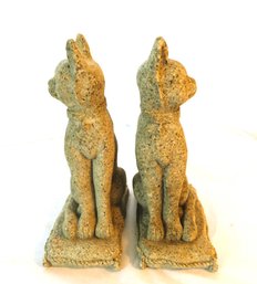 Pair Of San Pacific International Stone Cats