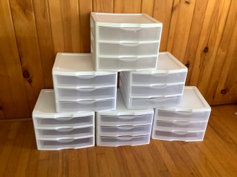 Sterilite Plastic Storage Drawers