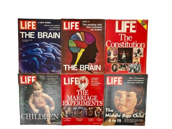 A Collection Of Six Life Magazines From The 1970s & 80s