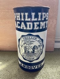 Vintage Phillips Academy Umbrellas' Stand ? Collegiate Trash Can