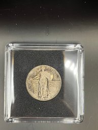 Beautiful 1927-D Standing Liberty Silver Quarter