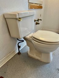 A White Two Piece Toilet