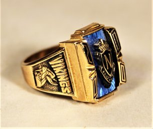 10K Gold Class Ring Size 9 Weighs Approx. 9.3 Grams