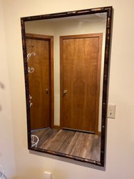 Wall Mirror With Bamboo Style Frame 29x48'