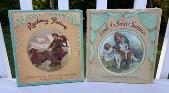 2 NEW SEALED Vintage Books ~ Reproductions From Ernest Nester ~ Revolving Picture Books