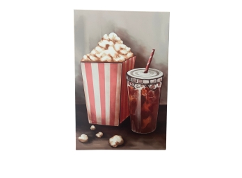 Set Of Three Movie Theater Inspired Canvas Prints