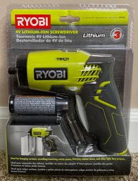 Ryobi 4V Lithium Ion Screwdriver