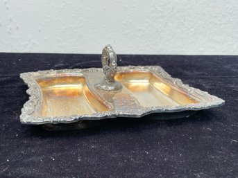 Silverplate Sectioned Server With Covers