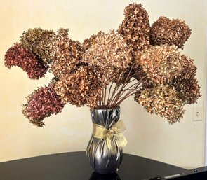 Hydrangeas In A Vase