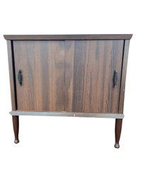 VTG Mid Century Modern Record Cabinet Credenza Album Storage Retro 1960's