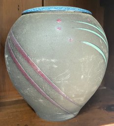 Signed Pottery Vase