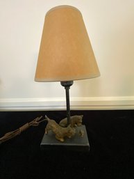 Bronze Scotty Dog Table Lamp