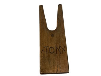 Hand Crafted Wood Boot Jack, For Tony! Great Rustic/farm Decor Piece