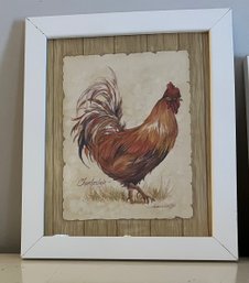 'Chanteclair' Rooster Framed Print, Signed Jerianne Van Dijk