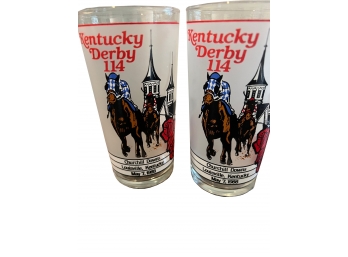 Vintage Kentucky Derby Collectible Glasses