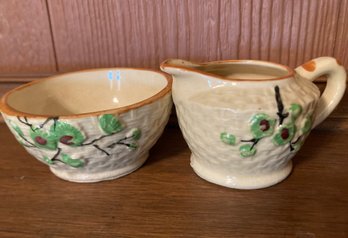 O.G. Japan Creamer And Sugar Bowl