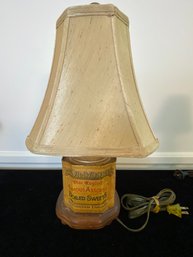 Vintage McDinwoodies Olde English Boiled Sweets Tin Table Lamp