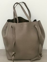 Authentic CELINE PARIS  PHANTOM Calf Leather Tote Bag