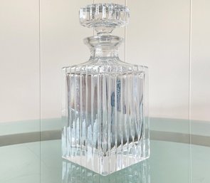 A Crystal Decanter, Possibly Waterford