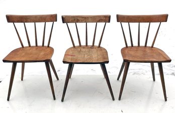 A Set Of 3 Vintage Mid Century Planner Group By Winchendon Side Chairs By Paul McCobb