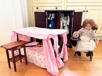 An Authentic Pleasant Company, American Girl Doll And Accessories - 'Felicity Merriman'