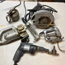 A Group Of Vintage Power Tools - Loc. A