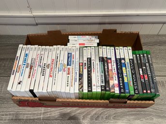 Large Lot Of Video Games Including Wii, Xbox 360, Xbox 1, Nintendo DS