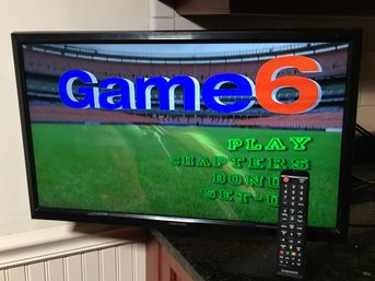 Very Nice 24' SAMSUNG Smart Flat Screen TV With Remote And Swing Arm Wall Mount - Works Great ! NICE TV