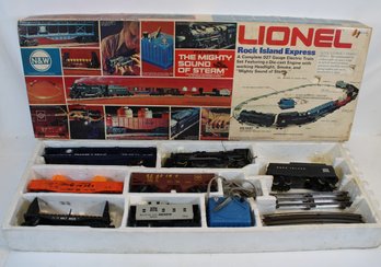 Vintage Lionel Rock Island Express Train Set In Original Box