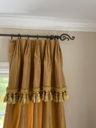 Beautiful Multi Purpose Drapes With Adjustable Finial Bar