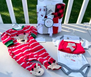 NEW Baby Clothes & More ~ Harry Potter Bodysuit, Christmas Sleeper, Hooded Towels & More ~