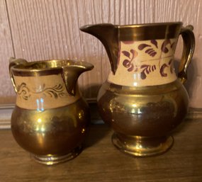 Ye Old Luster And Allertons London Pitchers