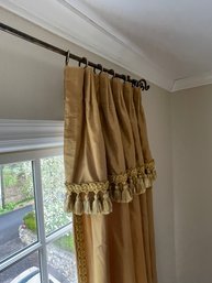 Beautiful Multi Room Drapes With Finial Bar