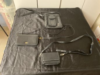 Lot Of 3 Black Cross Body Purses