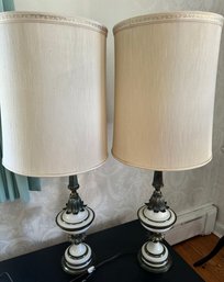 Two Vintage 1960s Lamps